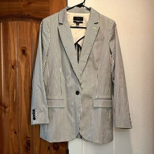 J Crew Alfie striped chino blazer 8